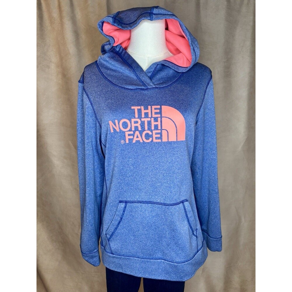 The North Face Blue Pink Hoodie Pullover Sweatshirt Women’s M